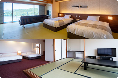 バリエーション豊富なお部屋