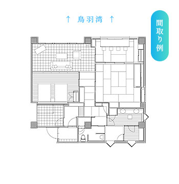 特別室の間取り図