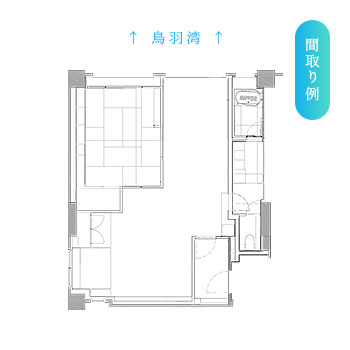 和洋室の間取り図